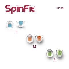 SpinFit CP145 (2對) 專利設計矽膠耳塞 (S/M/L)