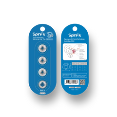 SpinFit CP145 (2對) 專利設計矽膠耳塞 (S/M/L)