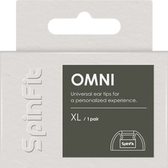 SpinFit OMNI 通用矽膠耳塞 (XL/L/M/MS/S/SS)