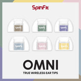 SpinFit OMNI 通用矽膠耳塞 (XL/L/M/MS/S/SS)