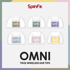 SpinFit OMNI 通用矽膠耳塞 (XL/L/M/MS/S/SS)