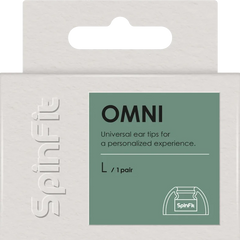 SpinFit OMNI 通用矽膠耳塞 (XL/L/M/MS/S/SS)