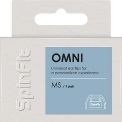 SpinFit OMNI 通用矽膠耳塞 (XL/L/M/MS/S/SS)