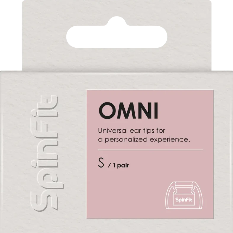 SpinFit OMNI 通用矽膠耳塞 (XL/L/M/MS/S/SS)