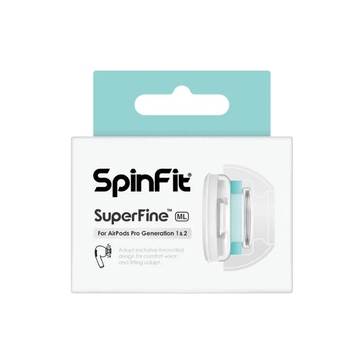 SpinFit SuperFine 通用矽膠耳塞 (適用於Apple Airpods Pro 第一及第二代)