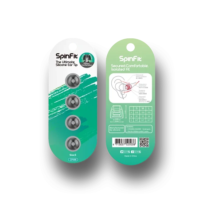 SpinFit CP500 矽膠耳塞