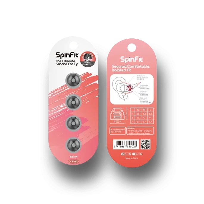 SpinFit CP500 矽膠耳塞