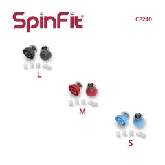 SpinFit CP240 專利設計矽膠耳塞 (S/M/L)