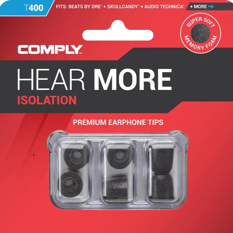Comply™ Isolation T-400 入耳式記憶耳綿 (3 Pairs)