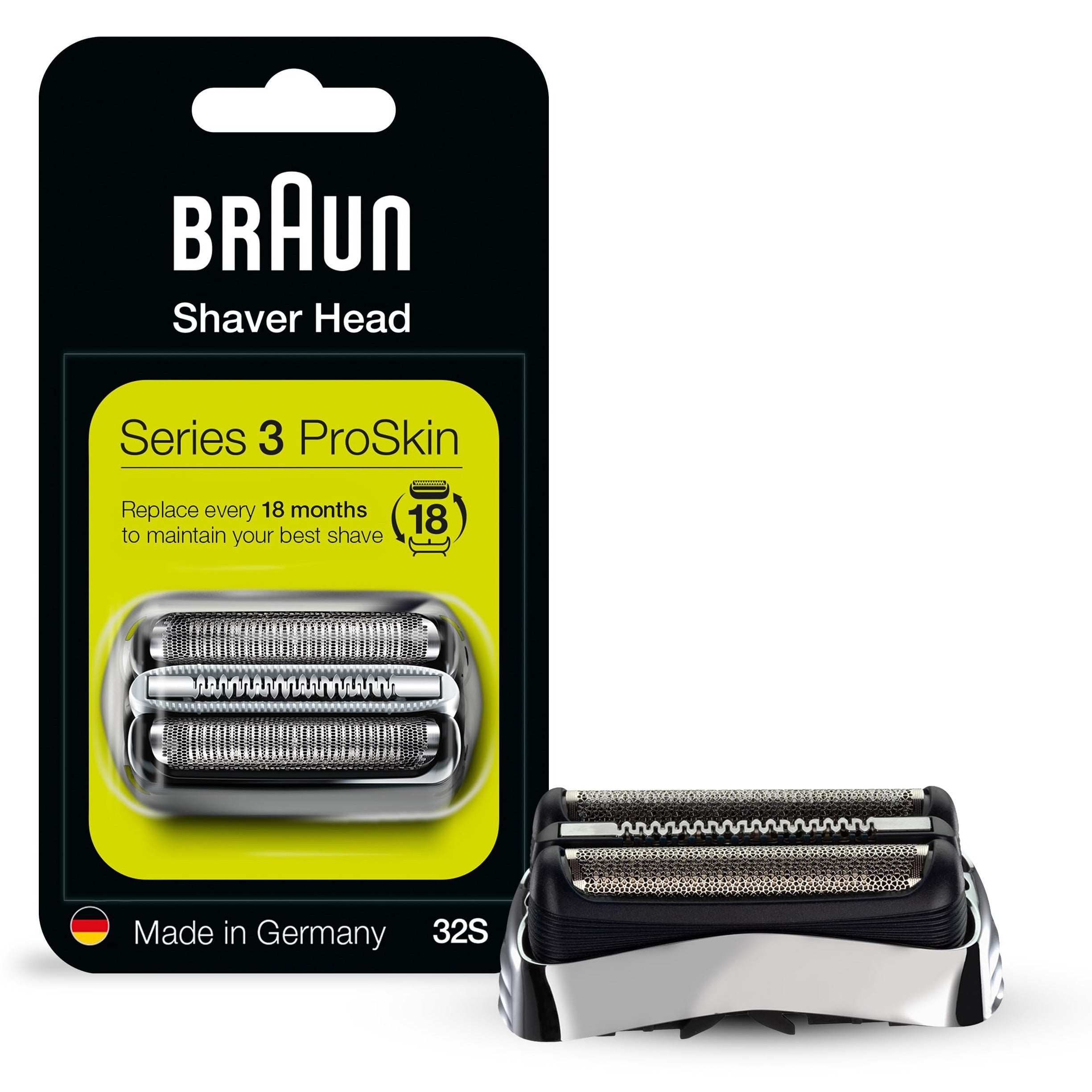 BRAUN 百靈 32S 網膜刀替換套裝 (銀色)
