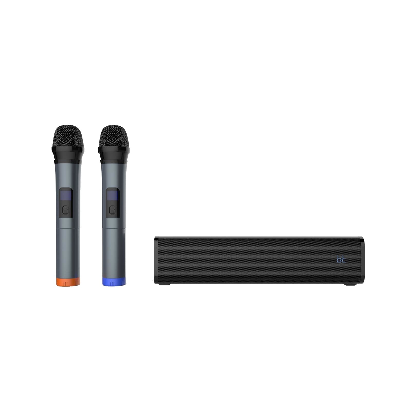 Pure Acoustics SingBar 便攜式卡啦 OK 藍牙喇叭 (配備遙控器及雙卡拉OK麥克風)