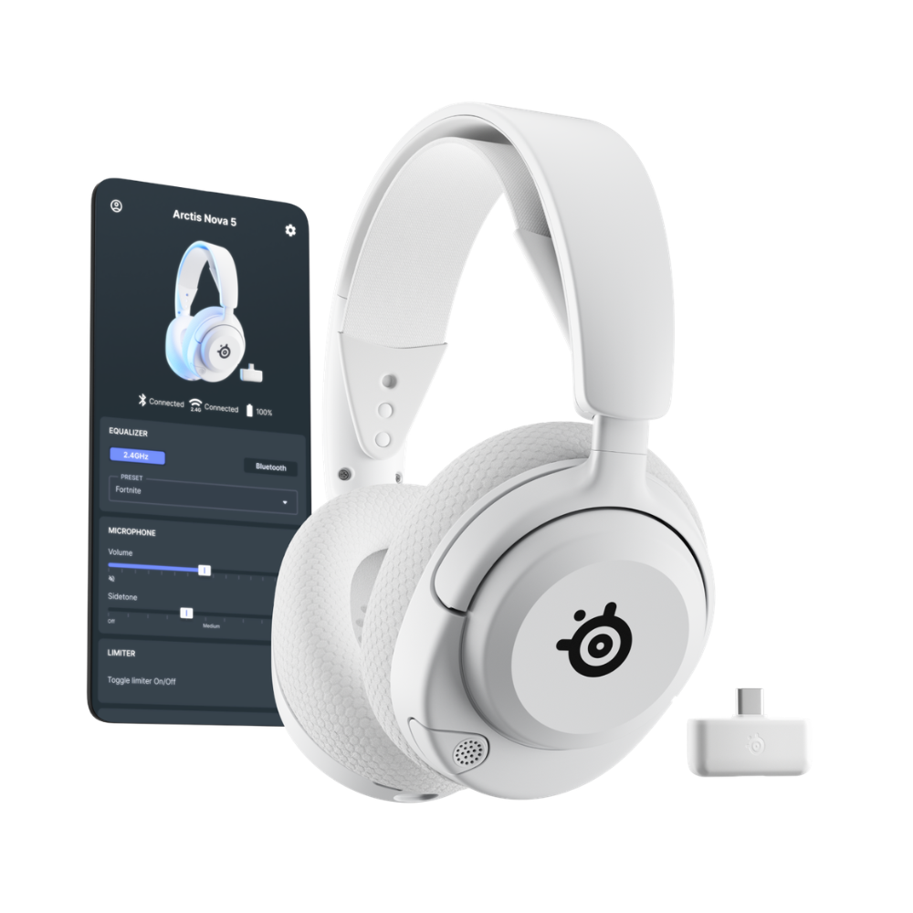 SteelSeries Arctis Nova 5 2.4GHz/藍牙 無線遊戲耳機