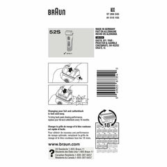 Braun 百靈 52S 網膜刀替換套裝 (銀色)