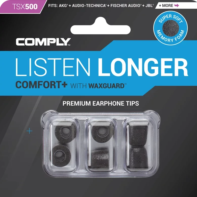 Comply™ Isolation Tsx-500 入耳式記憶耳綿 (3 Pairs)