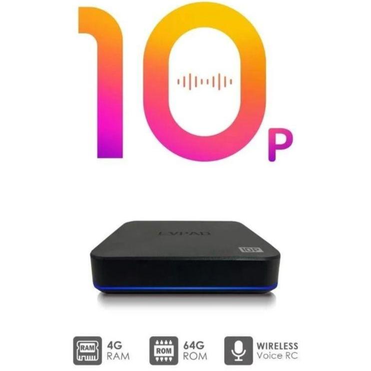 EVPAD易播 10P 4GB/64GB 超高清 8K 旗艦智能 Wi-Fi 語音電視盒